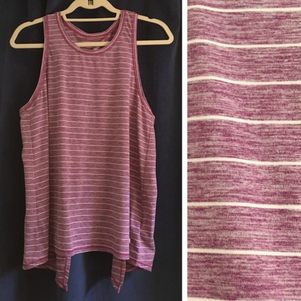 GapFit | Stripe Open-Back Tank